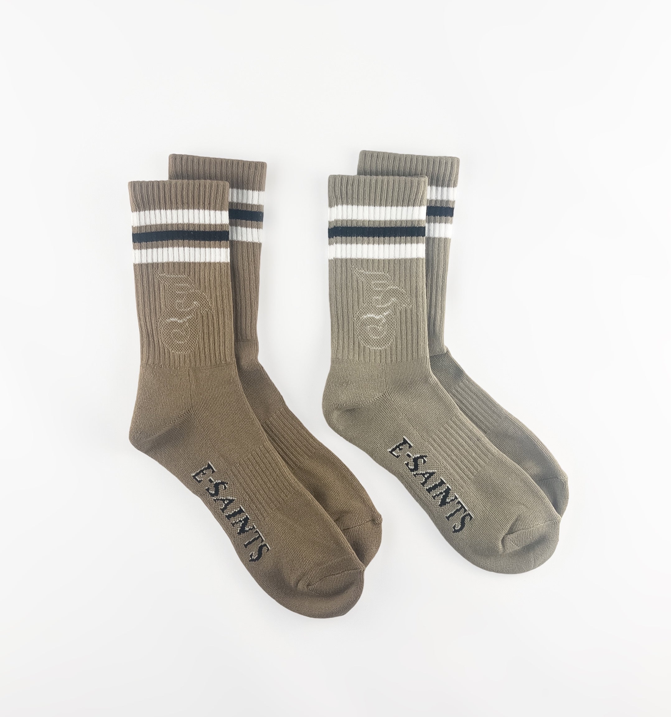 Signature logo knit socks ( 2 PACK )